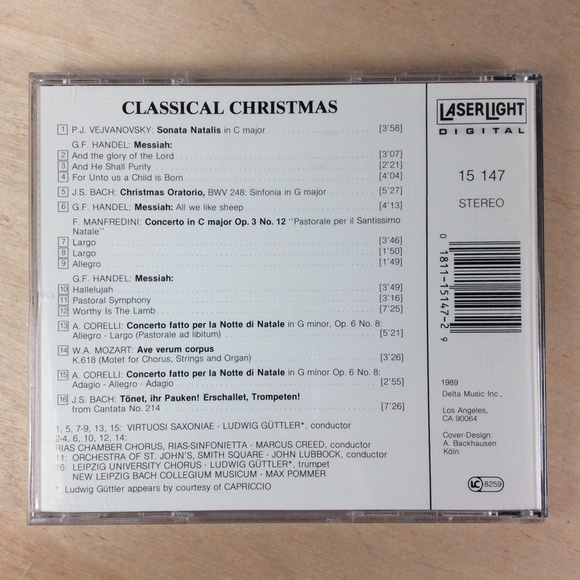 Classical Christmas [Laserlight 1998] (CD, 1998, Laserlight). - Picture 3 of 7